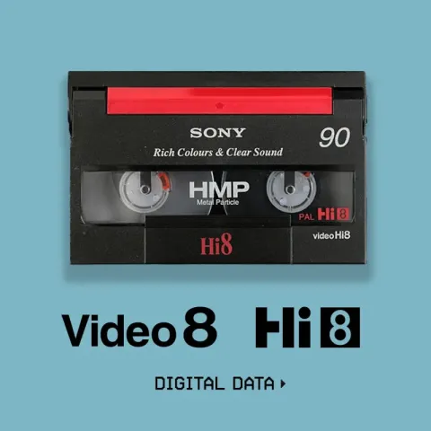 Service de numérisation copie de cassettes Vidéo8 HI8 Transférer préserver ses souvenirs vidéo en fichiers numériques