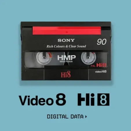 Service de numérisation copie de cassettes Vidéo8 HI8 Transférer préserver ses souvenirs vidéo en fichiers numériques